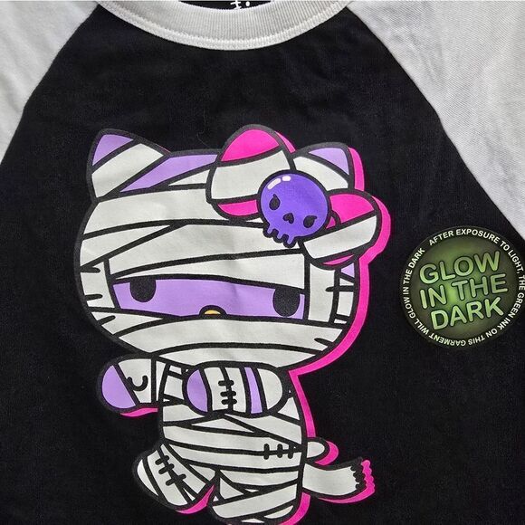 Nwt Hello Kitty Girls Halloween Graphic T-Shirt, Size XS 4-5 - Picture 3 of 6